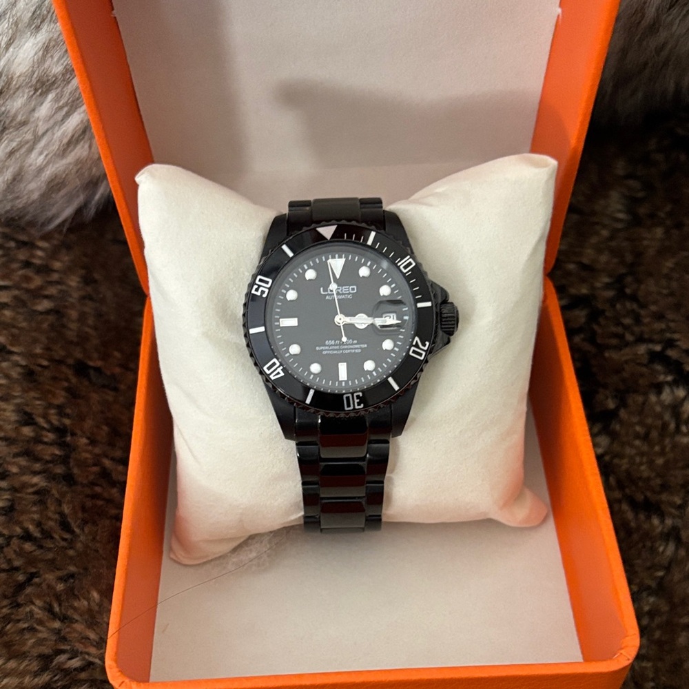 Loreo Automatic Stainless Steel Men's Watch 40mm